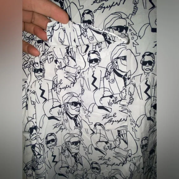 Truly unique Karl Laggerfeild button up shirt - Picture 6 of 9